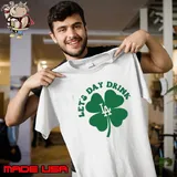 St Patricks Day Lets Day Drink Los Angeles Dodgers Baseball Shirt