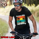 Summer with sag barkley palm tree vintage T-Shirt