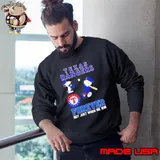 Texas Rangers Snoopy and Charlie Brown forever not just when we win shirt