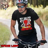 Top best dad ever proud daughters of the firefighter shirt