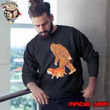 Bigfoot Dog Walk English Bulldog shirt
