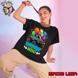 Birthday Monster Truck Boy Kids Balloon T-Shirt