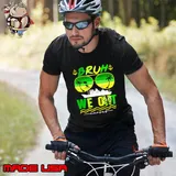 Bruh We Out Nurses Cruise Glasses Vintage Sunset T-Shirt