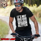 It's Not Gray Hair It's Wisdom Glitter T-Shirt