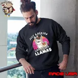 Just A Person Who Loves LLamas Vintage T-Shirt