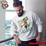 Milwaukee Bucks Damian Lillard Caricature shirt