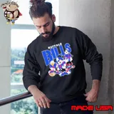 Official Buffalo Bills Mickey Donald Duck And Goofy Football Team 2024 shirt