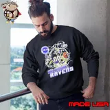 Official Mascot Breaking Through Wall Baltimore Ravens Vintage shirt