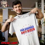 Pro America Anti Biden 2024 Stars Election T-Shirt Unisex