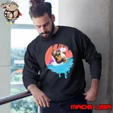 Sasquatch Riding Unicorn Floaty Pool Party Bigfoot shirt