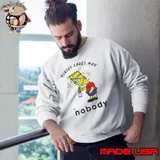 Simpson nobody cares man nobody T-shirt
