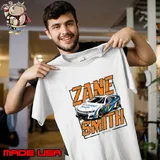 Zane Smith American professional stock car racing driver Charcoal Car T-Shirt