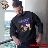 Baltimore Ravens Garfield Cat Grumpy Football Player shirt