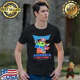 Dallas Mavericks Star Wars Baby Yoda America Independence Day 2024 s Unisex