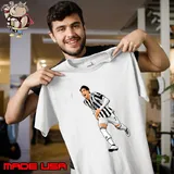 Dusan Vlahovic #7 Scoring Goals Serbian professional footballer T-Shirt