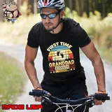 First Time Granddad Grandpa Again 2024 Loading Vintage T-Shirt Unisex