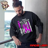 I Wear Purple For My Big Sister Lupus Awareness USA Flag T-Shirt