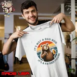 It's not a dad bod it is a father figure bear drinking beer vintage T-Shirt Unisex