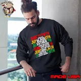 Juneteenth Proud Black Men Fathers Day Black History African T-Shirt Sweatshirt