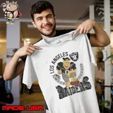 Las Vegas Raiders The Flintstones Smiling Holding Helmet shirt