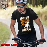 Leukemia Warrior Magical Unicorn Orange Ribbon T-Shirt