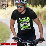 Level Unlocked 8 Year Old Video Gamer Awesome Since 2016 8th Birthday T-Shirt Unisex