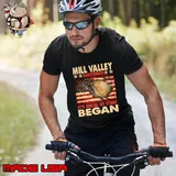 Mill Valley California Where My Story Began Usa Flag 4Th Of July T-Shirt Unisex