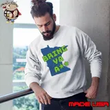 Minnesota Map Bring Ya Ass Minnesota Timberwolves Shirt Sweatshirt