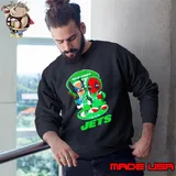 New York Jets Marvel Wolverine and Deadpool True friends s Sweatshirt