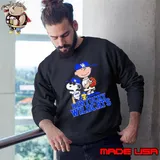 Peanuts Characters Kentucky Wildcats Baseball Shirt Sweatshirt