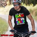 Proud Dad Of A 2024 Kindergarten Graduate Apple T-Shirt