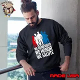 We remember We honor We Salute Memorial day T-Shirt