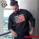 34 More Reasons To Vote For Trump American Flag Shirt