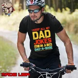 I Keep All My Dad Jokes In A Dad A Base Daddy Jokes Vintage Unisex