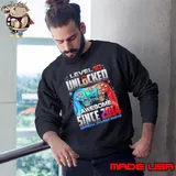 Level 10 Unlocked Awesome Since 2014 10Th Birthday Gaming Shirt