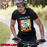 Leveling Up To Uncle Again Gamer Promoted To Uncle Again Retro Unisex