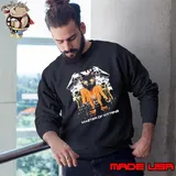 Metallica Band Master Of Kittens Black Cat Sweatshirt
