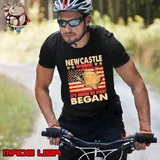 Newcastle Wyoming Where My Story Began Usa Flag 4Th Of July Unisex