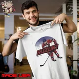 Nick Suzuki Canadian professional ice hockey centre Montreal Skyline T-Shirt