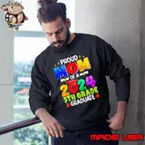 Proud Mom of A 2024 5th Grade Graduate Graduation Sweatshirt