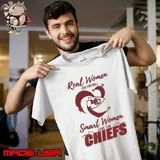 Real Women Love Football Smart Women Love The Kansas City Chiefs 2024 Shirt