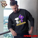 Snoopy LSU Athletics Road To Oklahoma City flag Sweatshirt