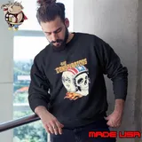 The conspirators slash a skull in helmet Sweatshirt