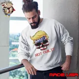 Trump Not Guilty Maga Skull Sweatshirt