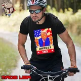 Trump arrest this never surrender fingers shirt