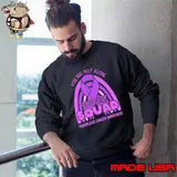 You Are Not Alone Support Squad Purple Ribbon Pancreatic Cancer Sweatshirt