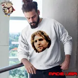 Dirk Nowitzki Big Face German former professional basketball s Sweatshirt