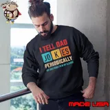 I Tell Dad Jokes Periodically Element Vintage Father's Day Retro s Sweatshirt