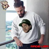 Ice Cube Big Face American rapper songwriter actor and film producer s Sweatshirt