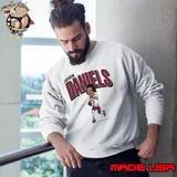 Jayden Daniels Caricature an American football quarterback s Sweatshirt